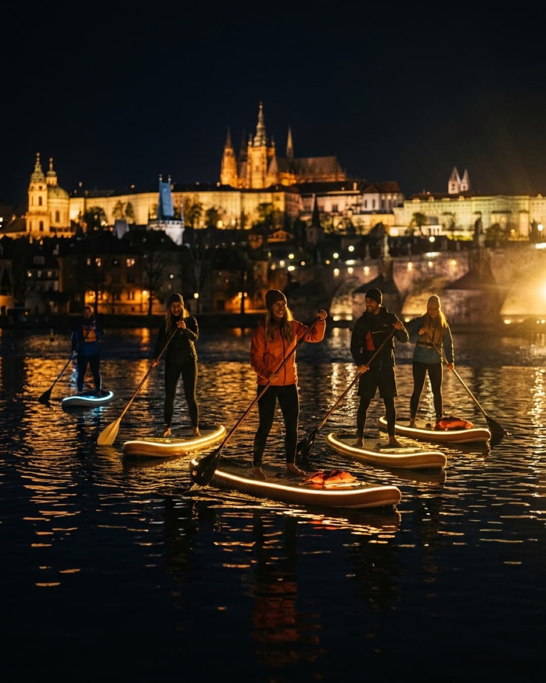 Paddleboardy na Vltavě